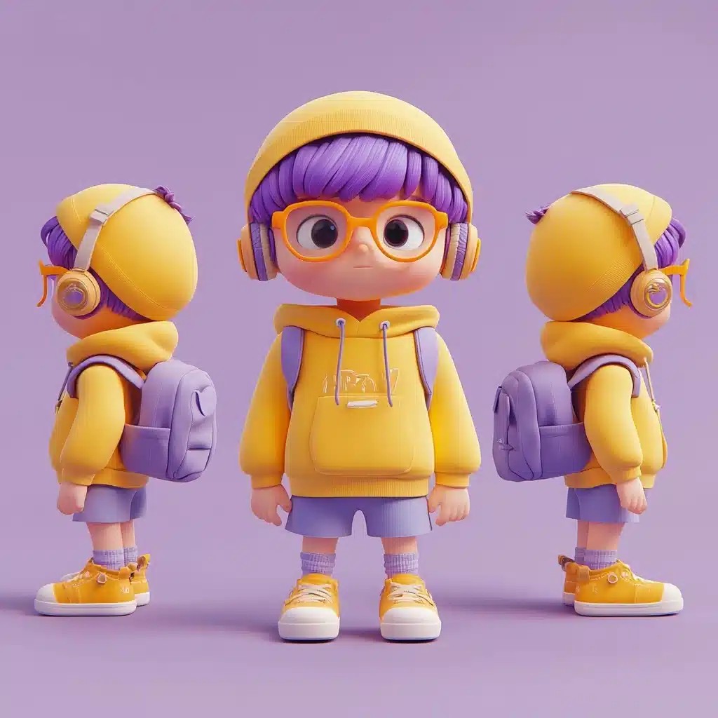 3D Toy Model of Boy