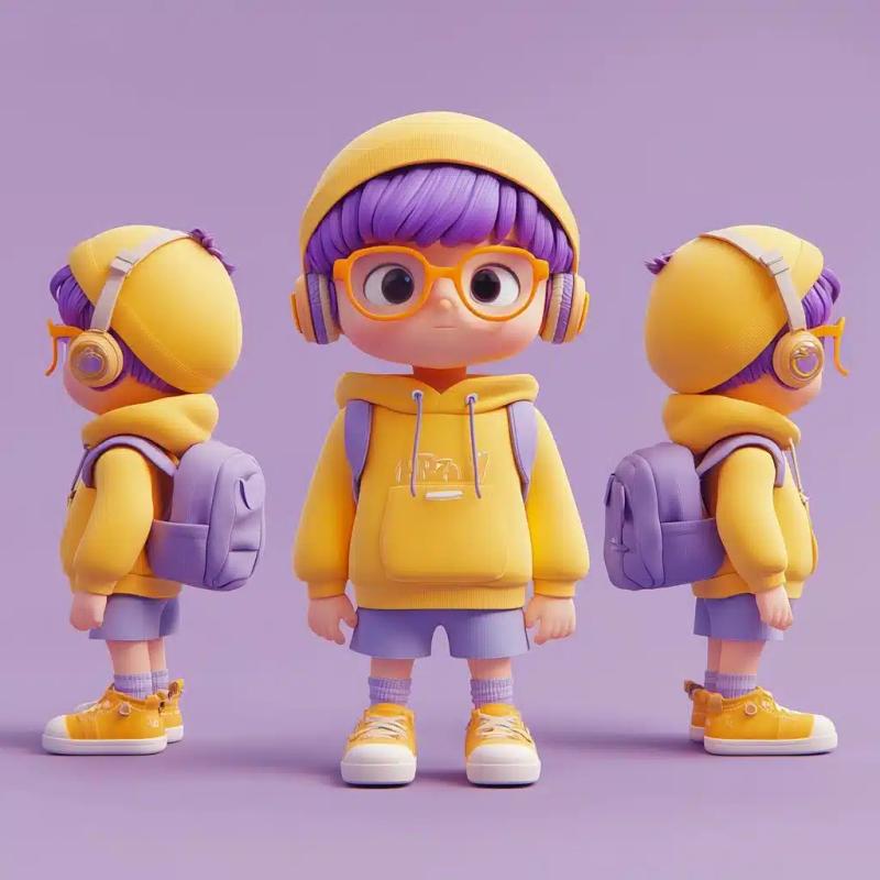3D Toy Model of Boy