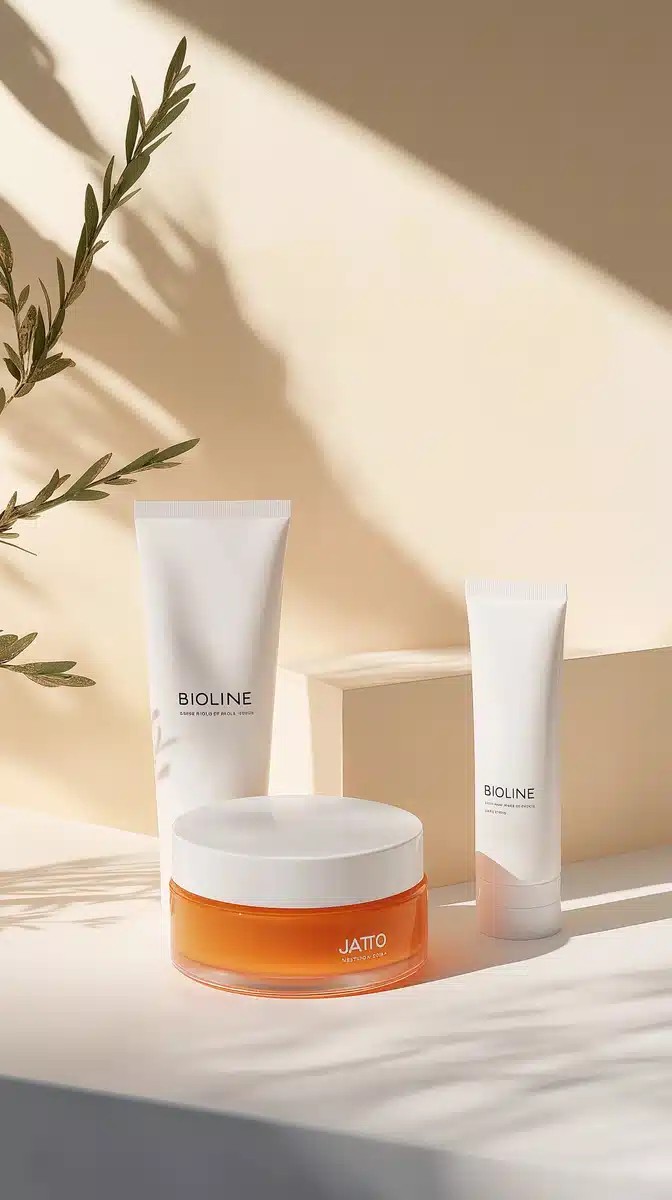 Photorealistic Skincare Product Display