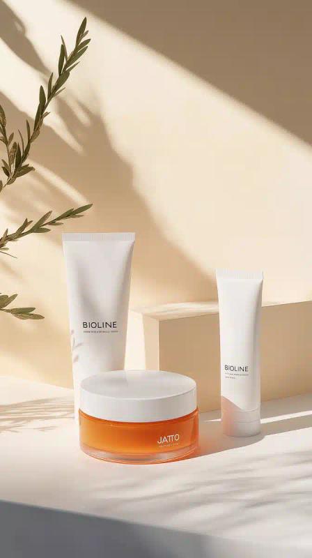 Photorealistic Skincare Product Display
