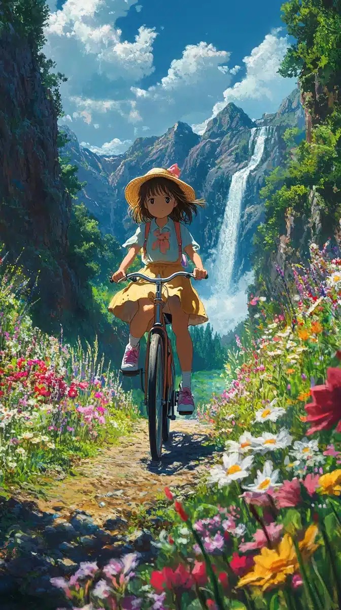 Whimsical Bicycle Ride Valley