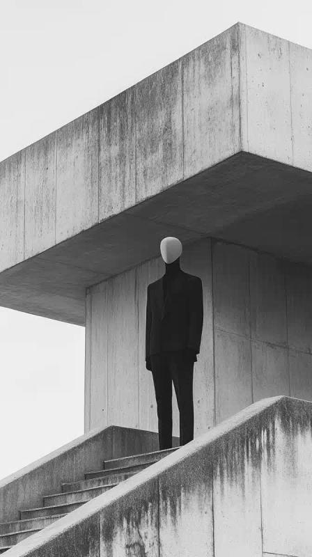 Anthropomorphic Figure in Brutalism