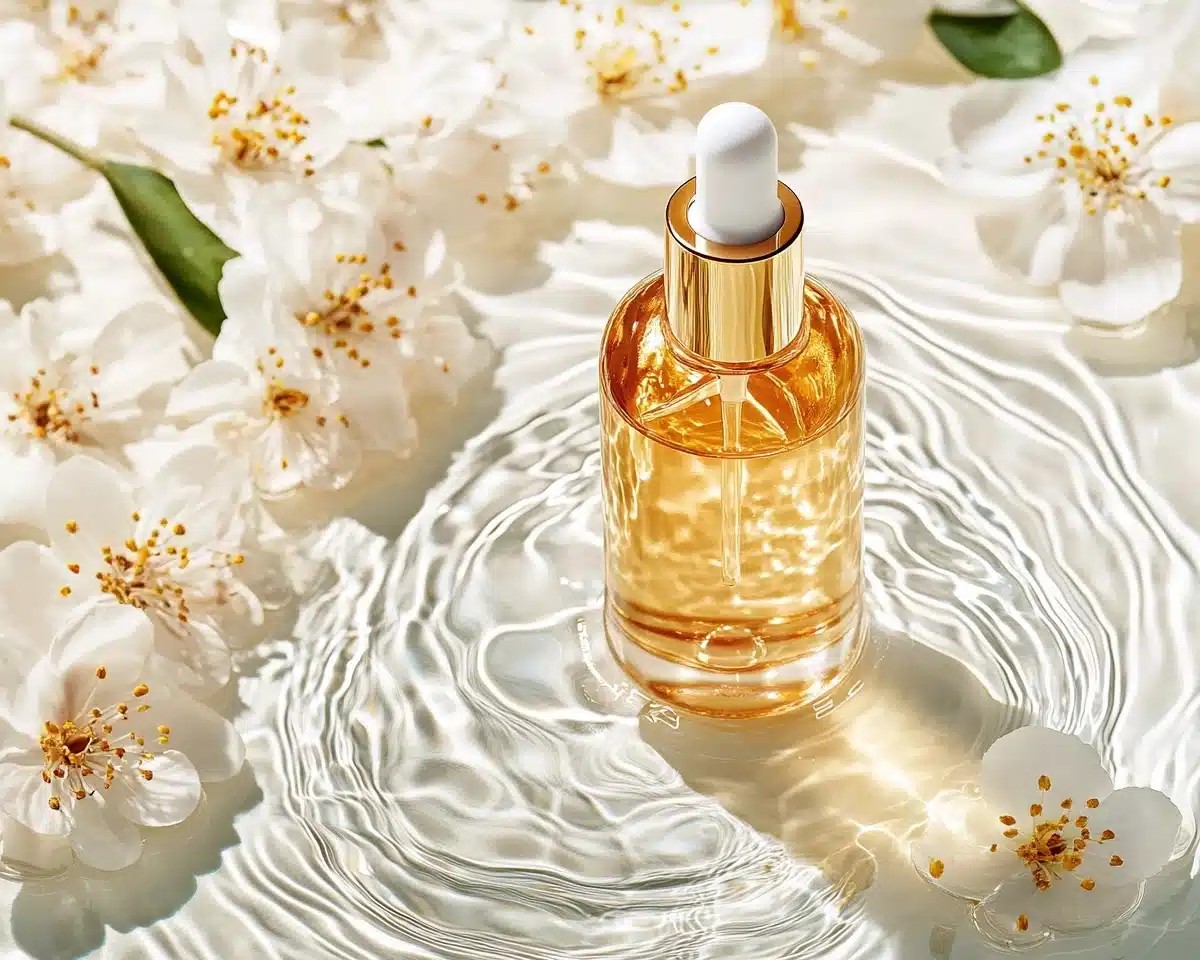 Cinematic Skincare Elixir Display