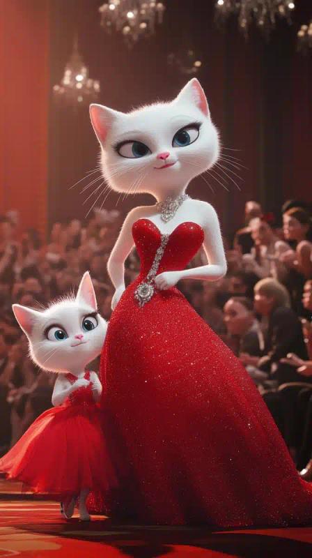 Pixar Cats on Runway