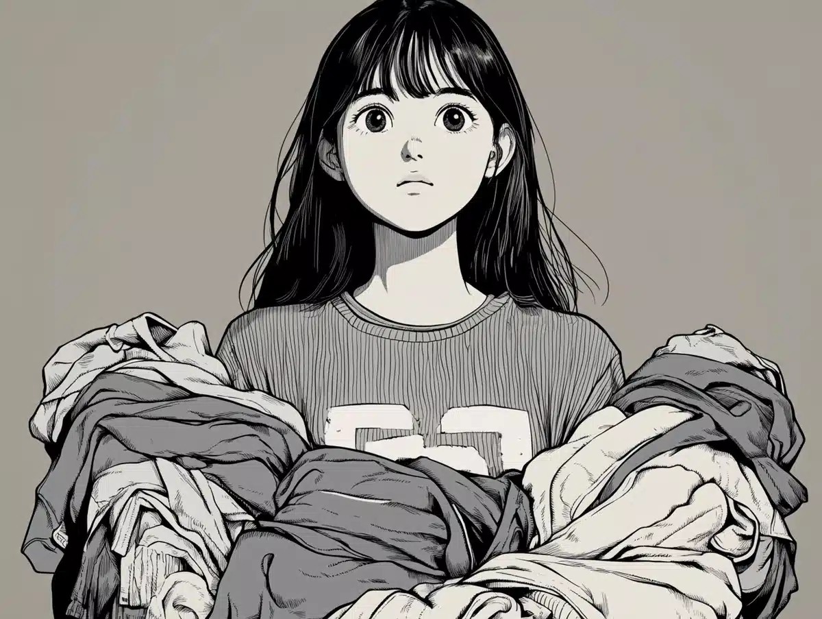 Anime Character with Clothes