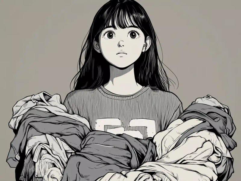 Anime Character with Clothes