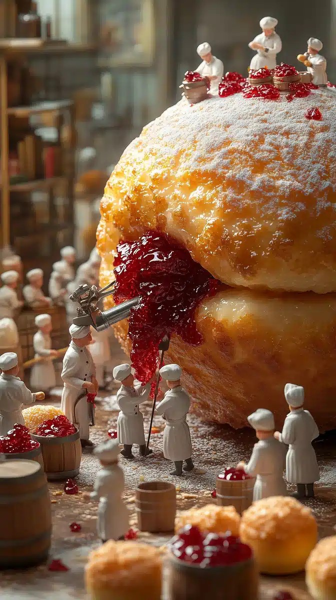 Whimsical Pczek Filling Scene