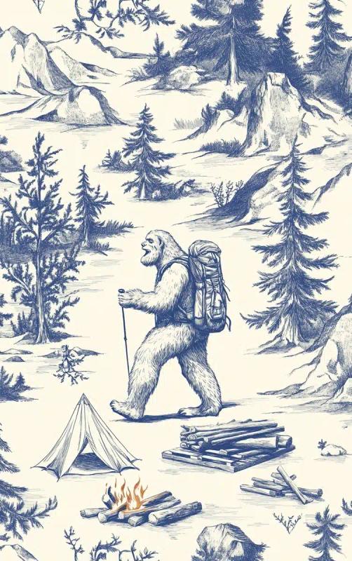 Sasquatch Hiking in Toile