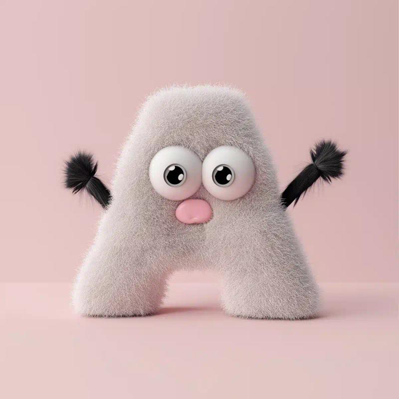 Plush A Toy Rendering
