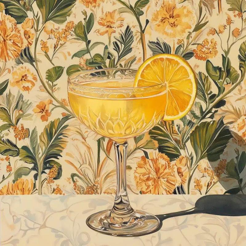 Gouache Limoncello on Wallpaper