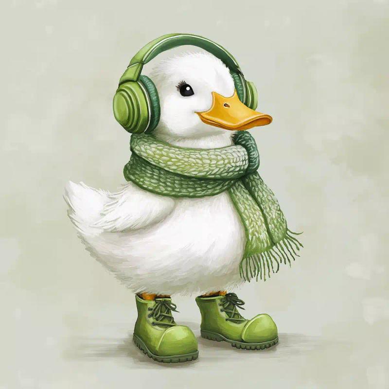 Watercolor Duck in Accessories