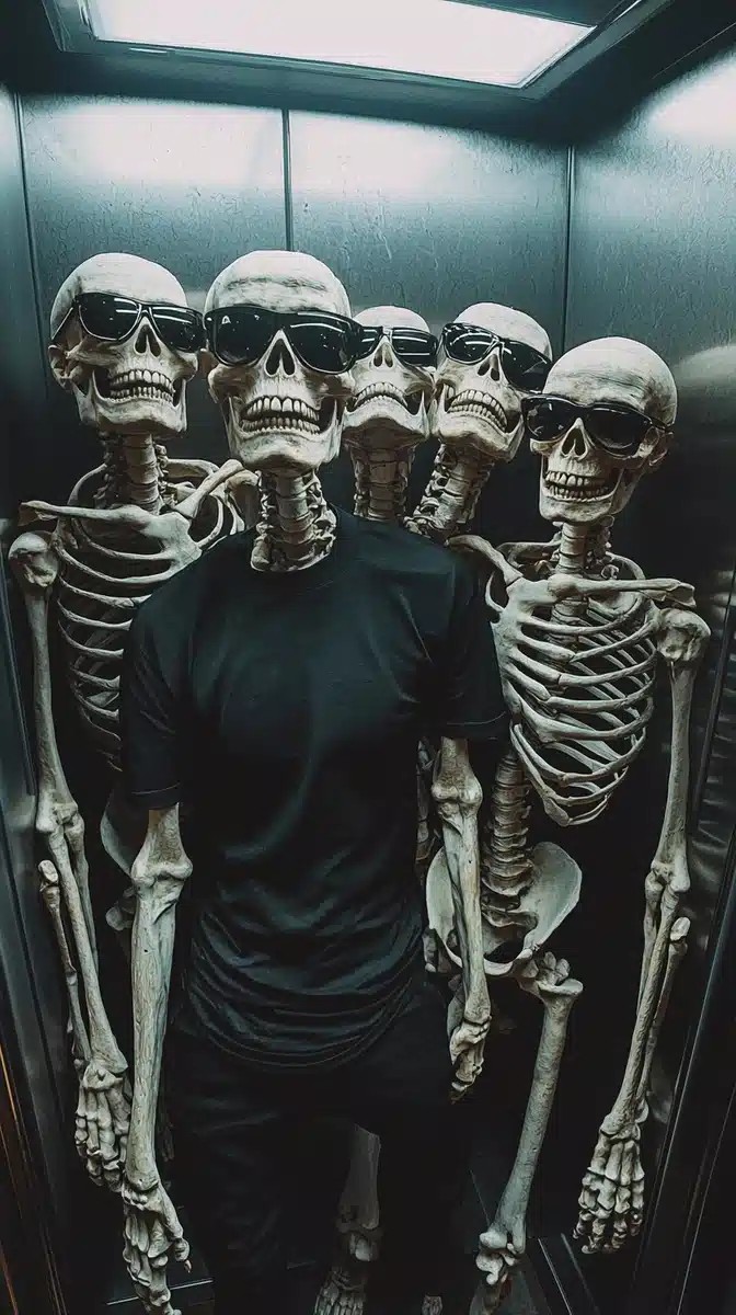 Surreal Skeleton Crew Elevator