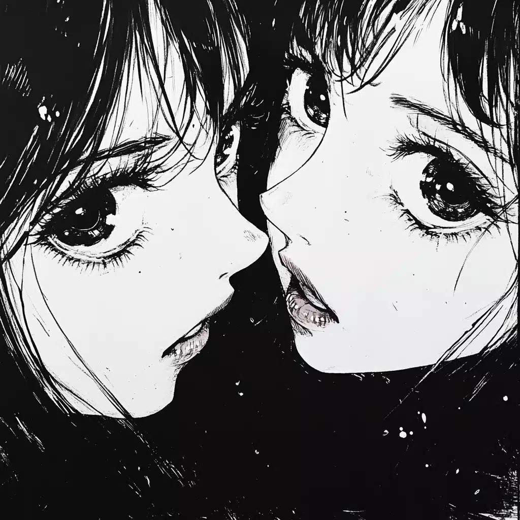 90s Manga Women Eyes