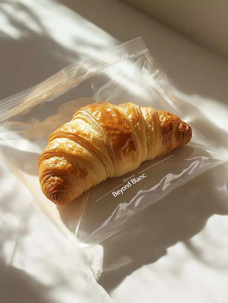 Minimalist Croissant in Bag