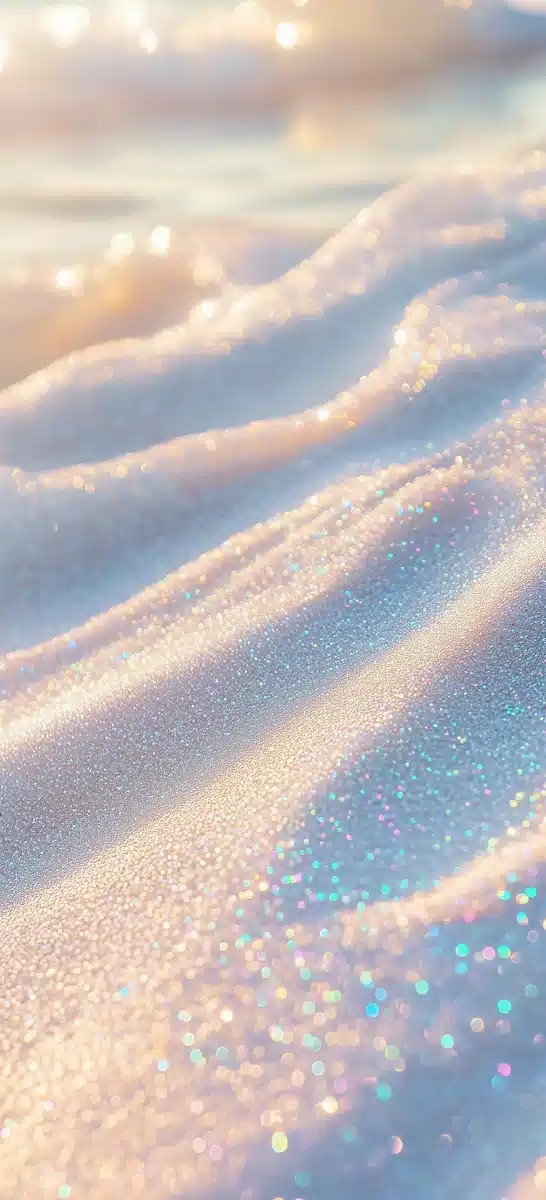 Iridescent Sand Close-Up