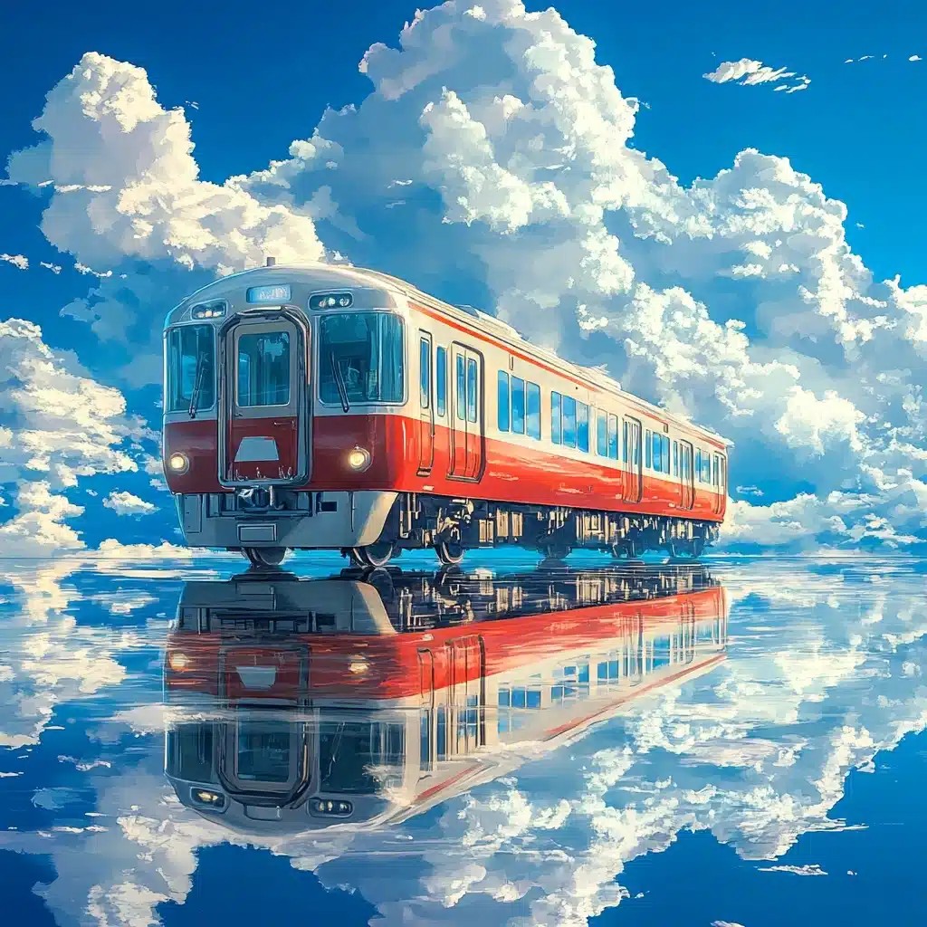 Anime Train in Sky