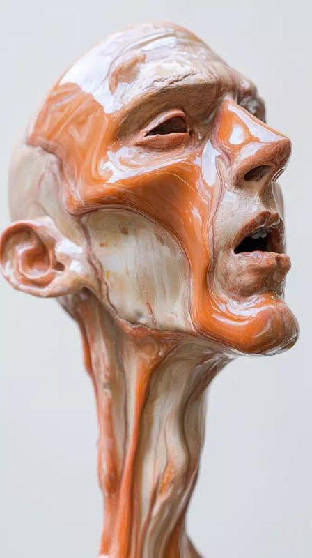 Melting Face Portrait