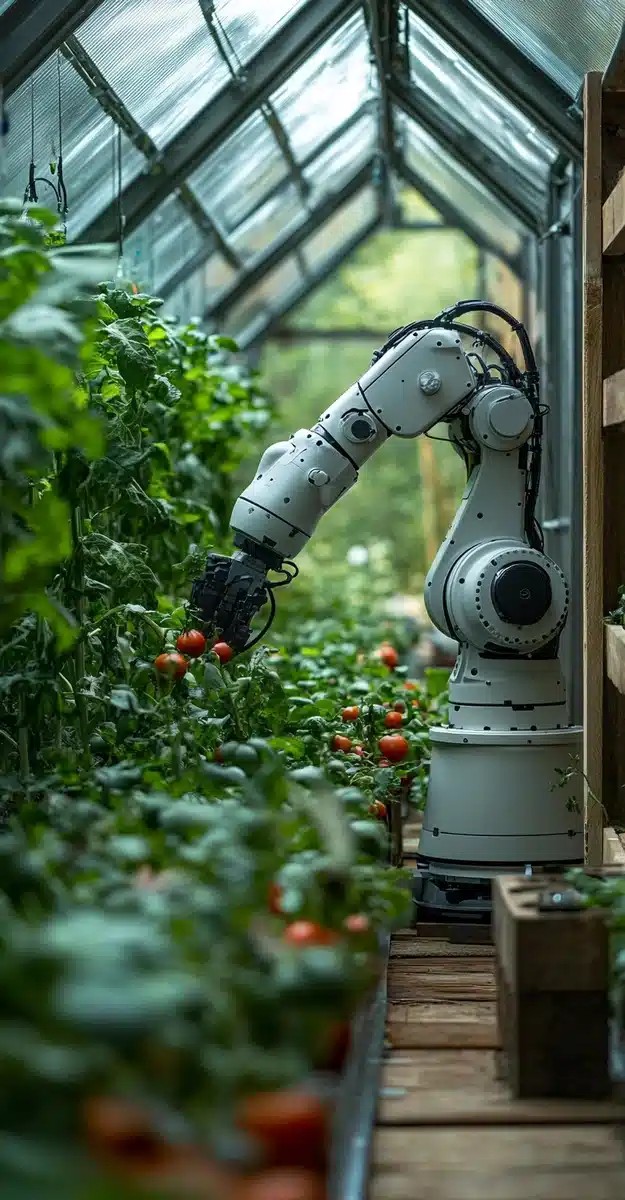 Robotic Arm in Greenhouse