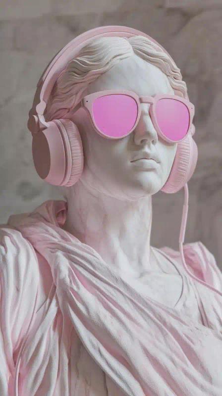 Hyper-Realistic Marble Woman