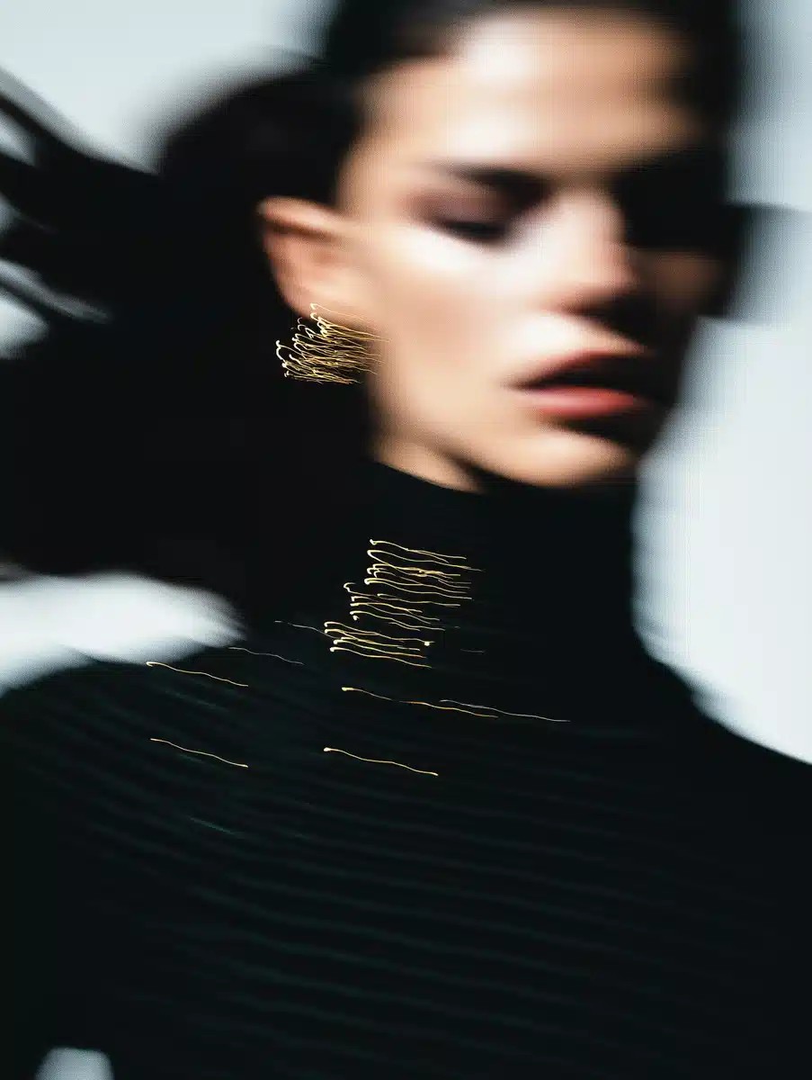 Vogue Editorial YSL Model
