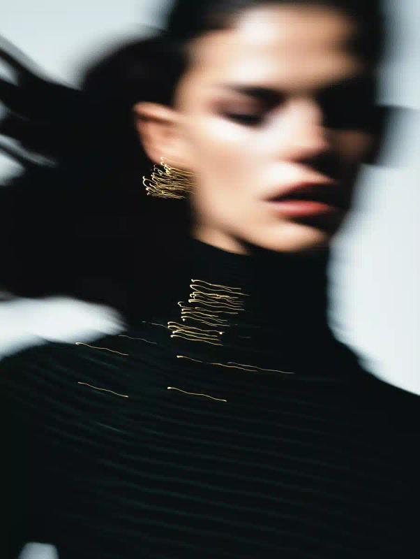Vogue Editorial YSL Model