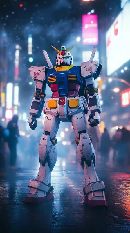Cinematic Gundam in Fog