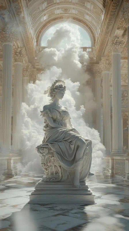 Rococo Ceres on Pedestal