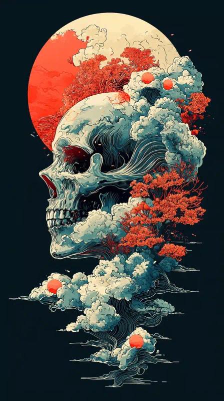 Surreal Glow T-Shirt Design