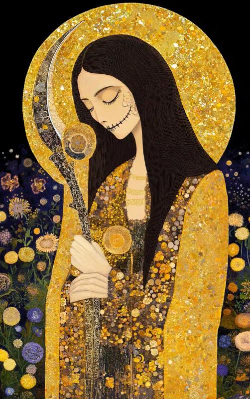 Santa Muerte Portrait Christensen Style
