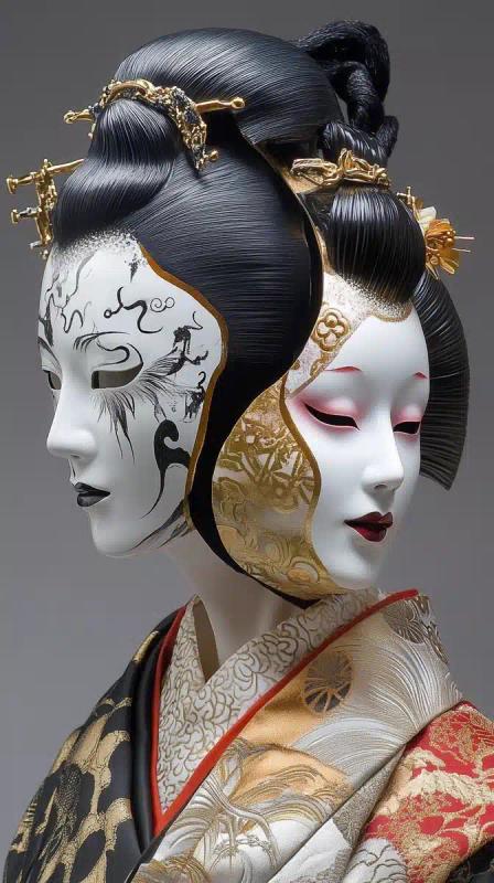 Hyper-Realistic Zombie Geishas