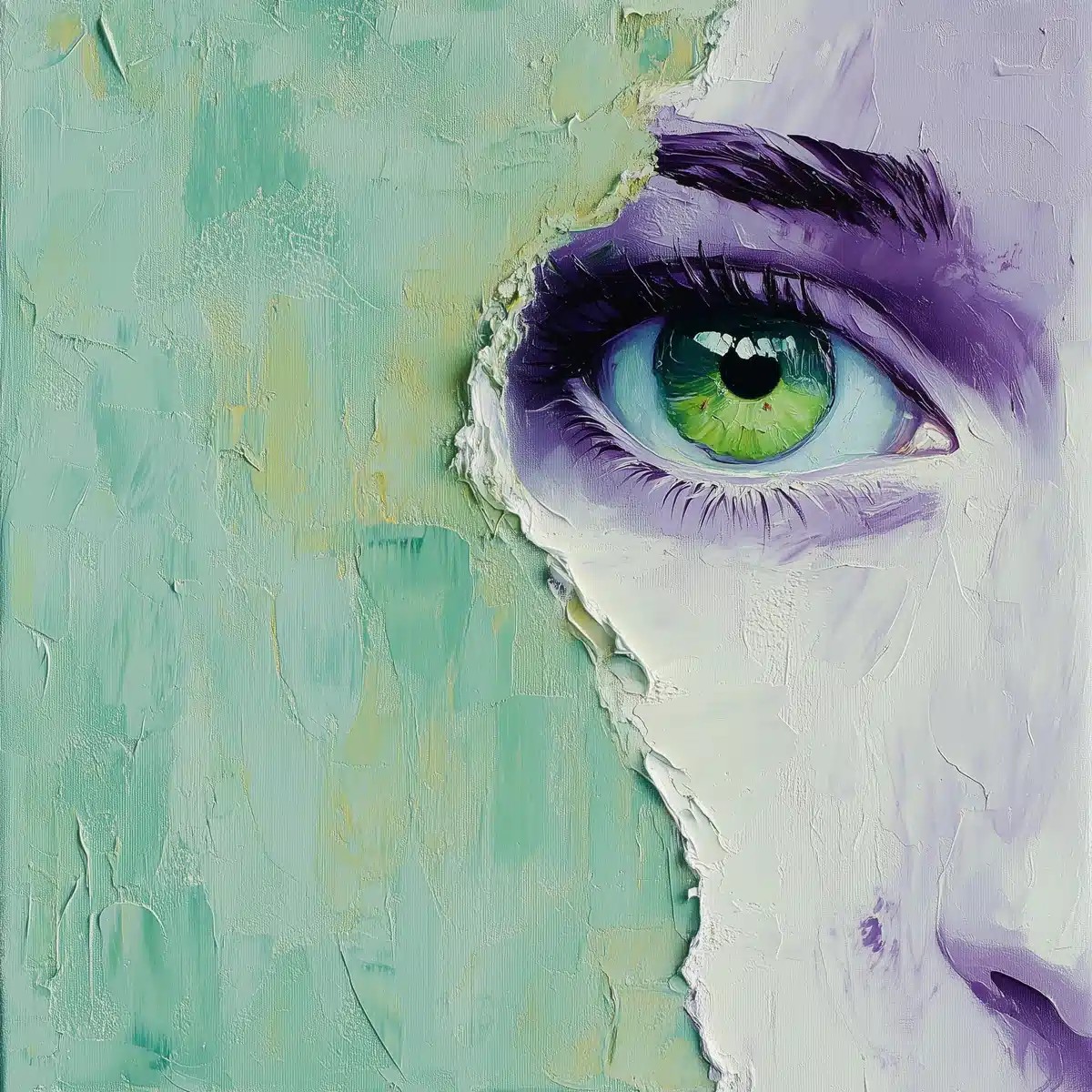 Surreal Eyes in Oil