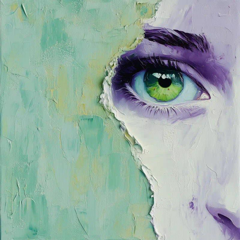 Surreal Eyes in Oil