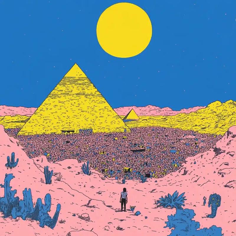 Psychedelic Festival by Pyramids