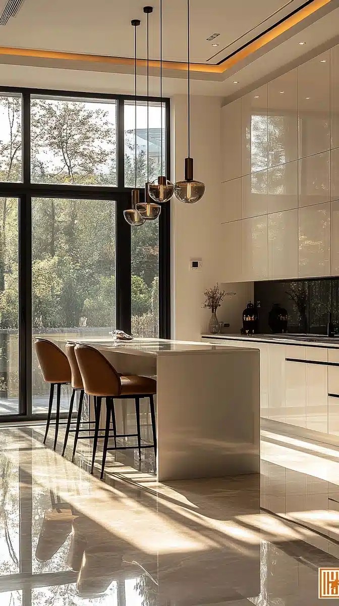 Modern Chinese Villa Kitchen