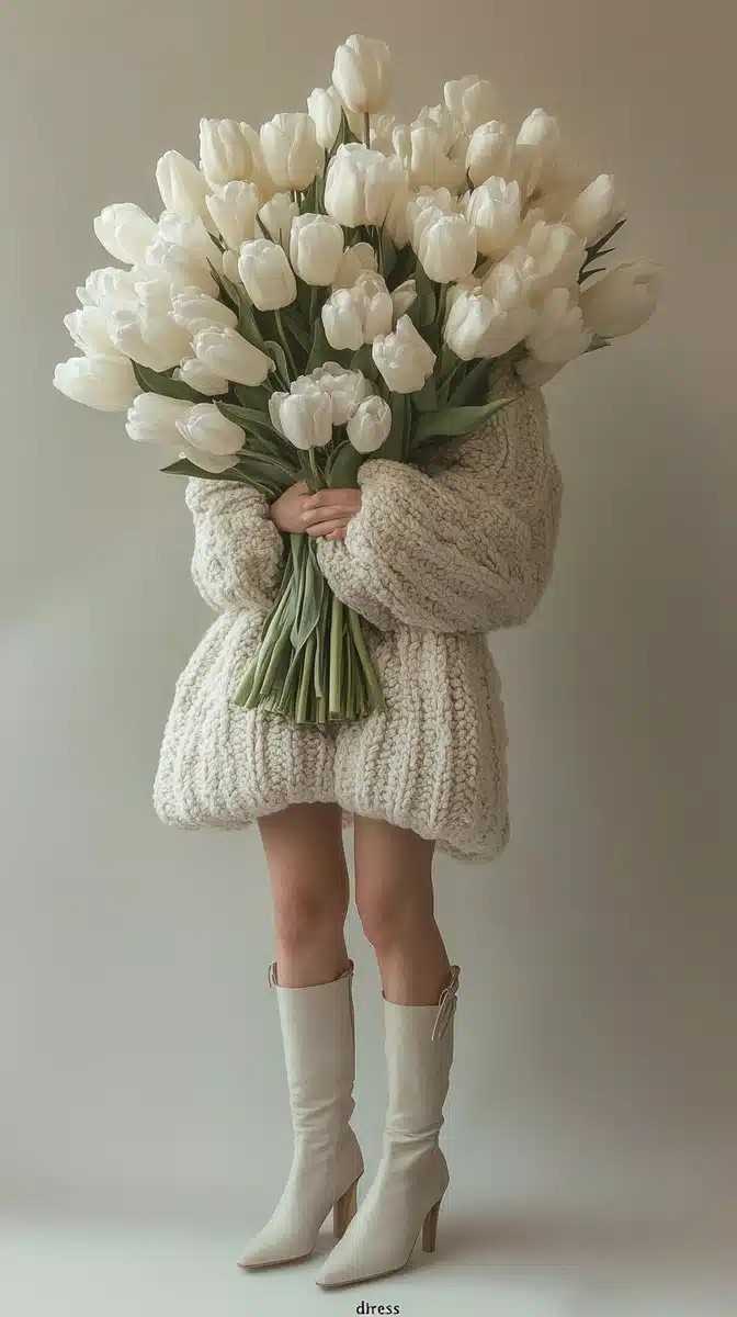 Elegant Tulip Bouquet Display