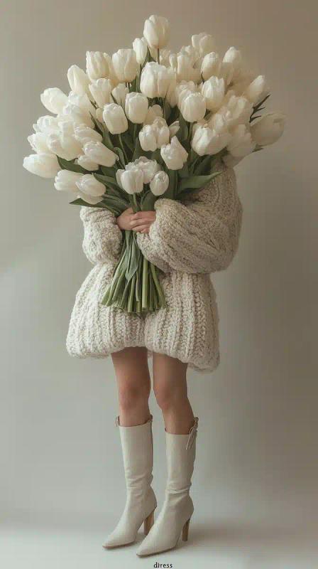 Elegant Tulip Bouquet Display