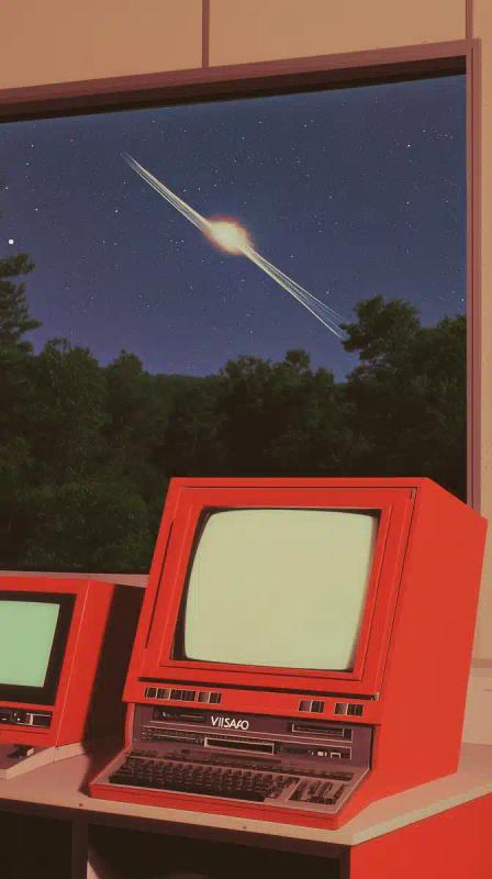 Retro Space Station Aesthetic