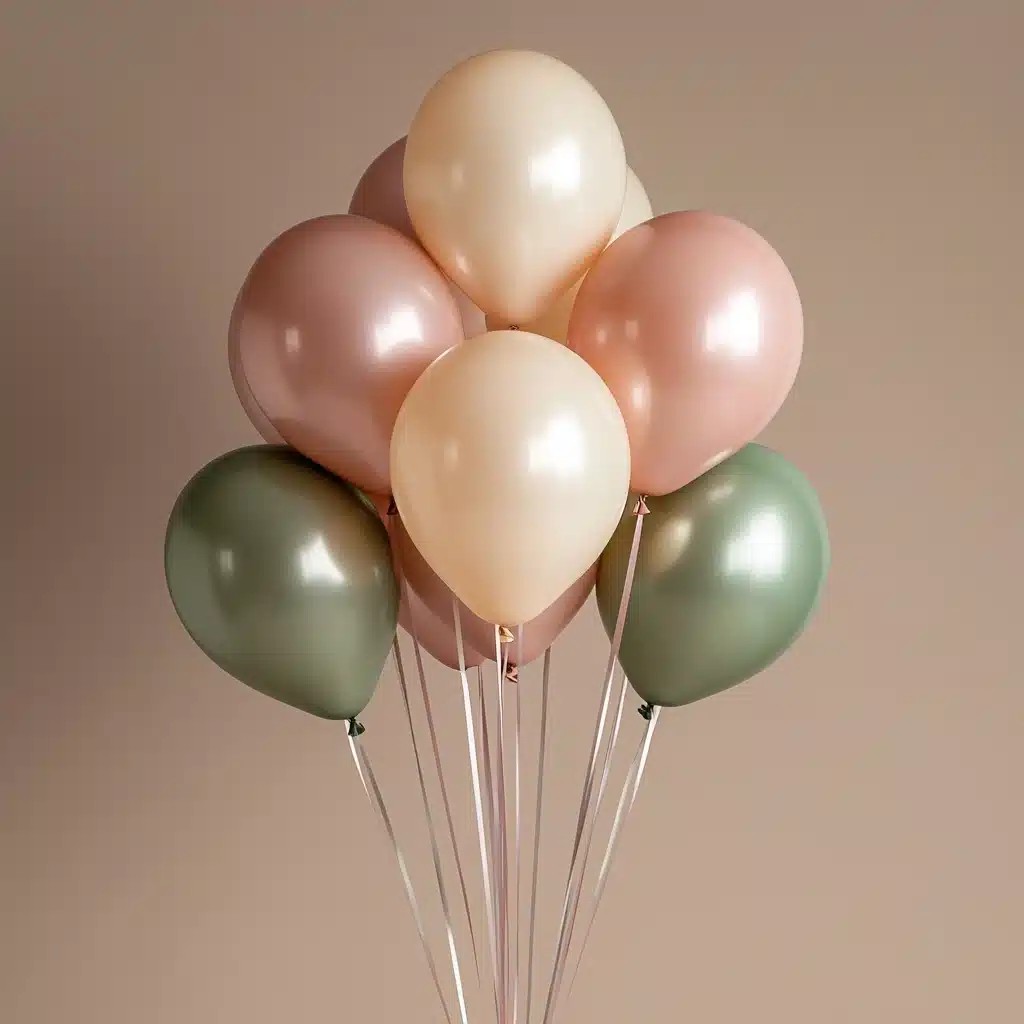 Pastel Balloons in Morandi