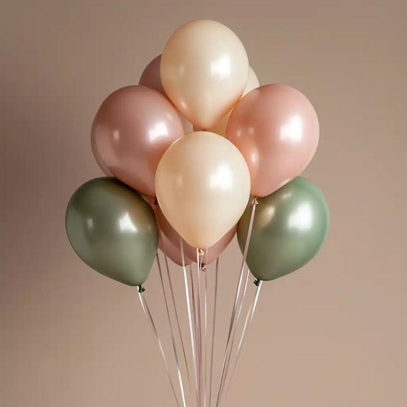Pastel Balloons in Morandi