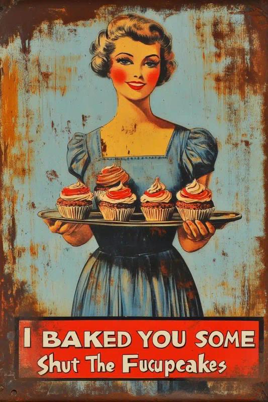 Vintage Iron Art Woman