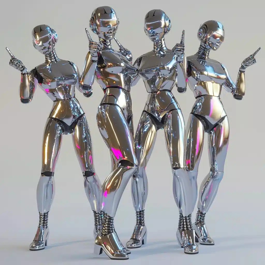 Retro-Futuristic Robots Dance