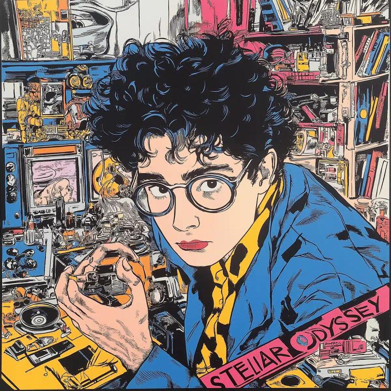 Retro-Futuristic Nerd Lab