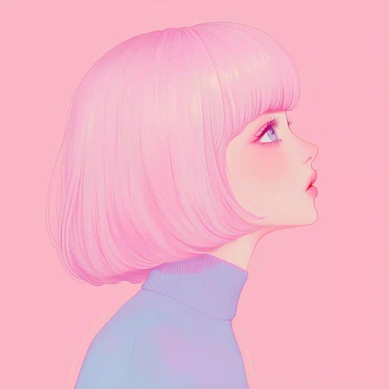 Oshare Kei Girl in Sfumato