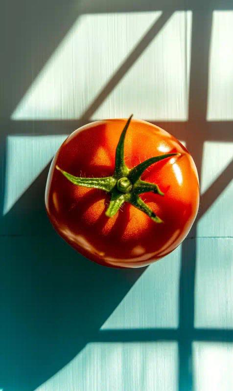 Heirloom Tomato Macro Photography