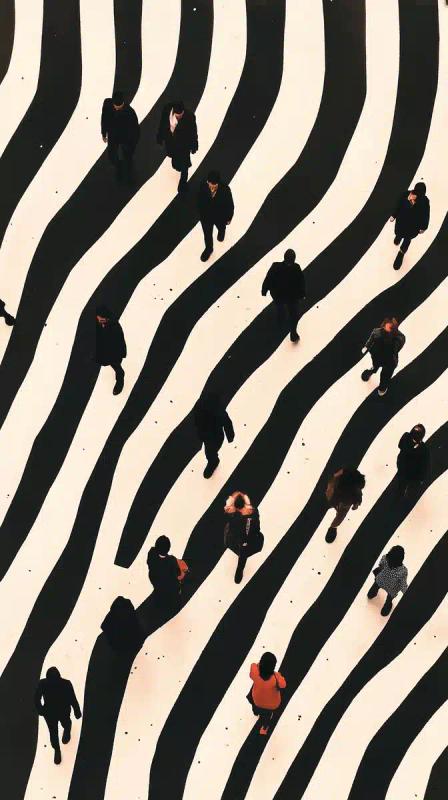 Aerial Urban Crosswalk Photography
