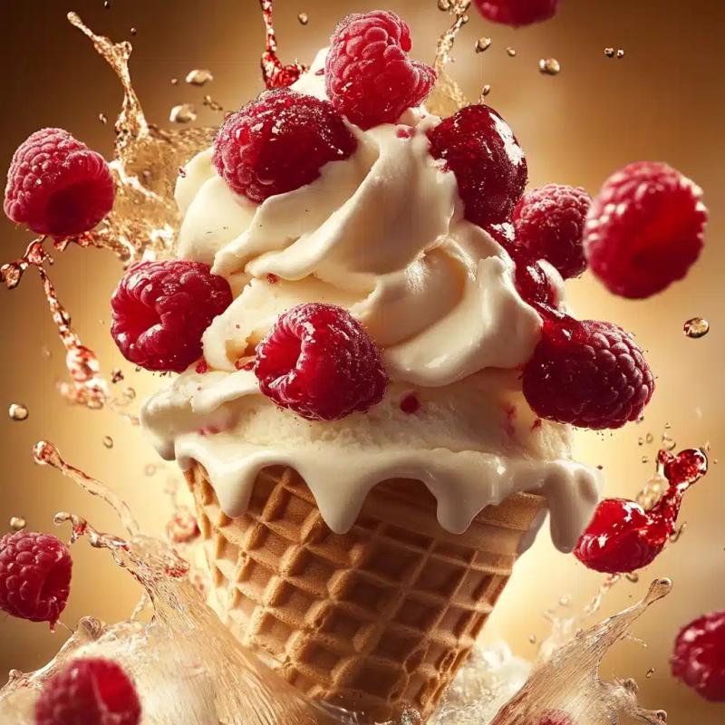 Ultra-Realistic Ice Cream Explosion