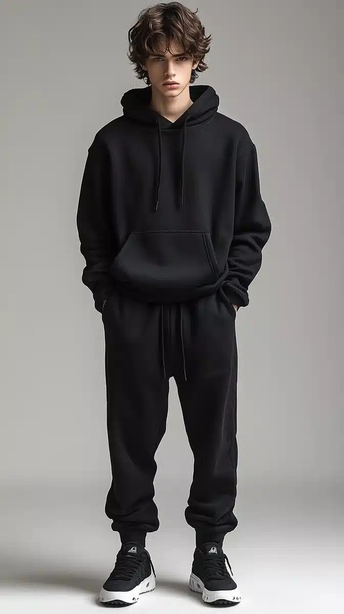 Hyper-Realistic Model in Hoodie