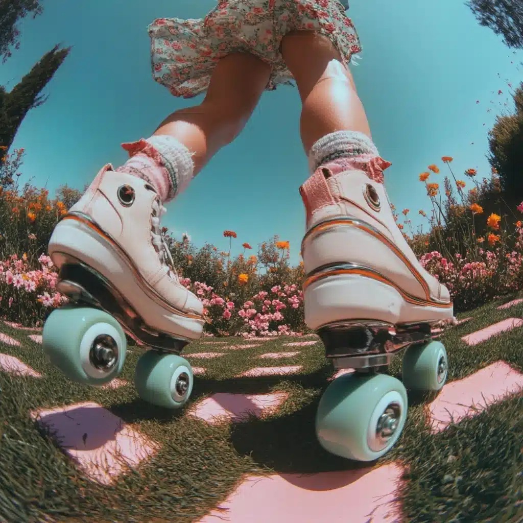 Fisheye Roller Skates Aesthetic