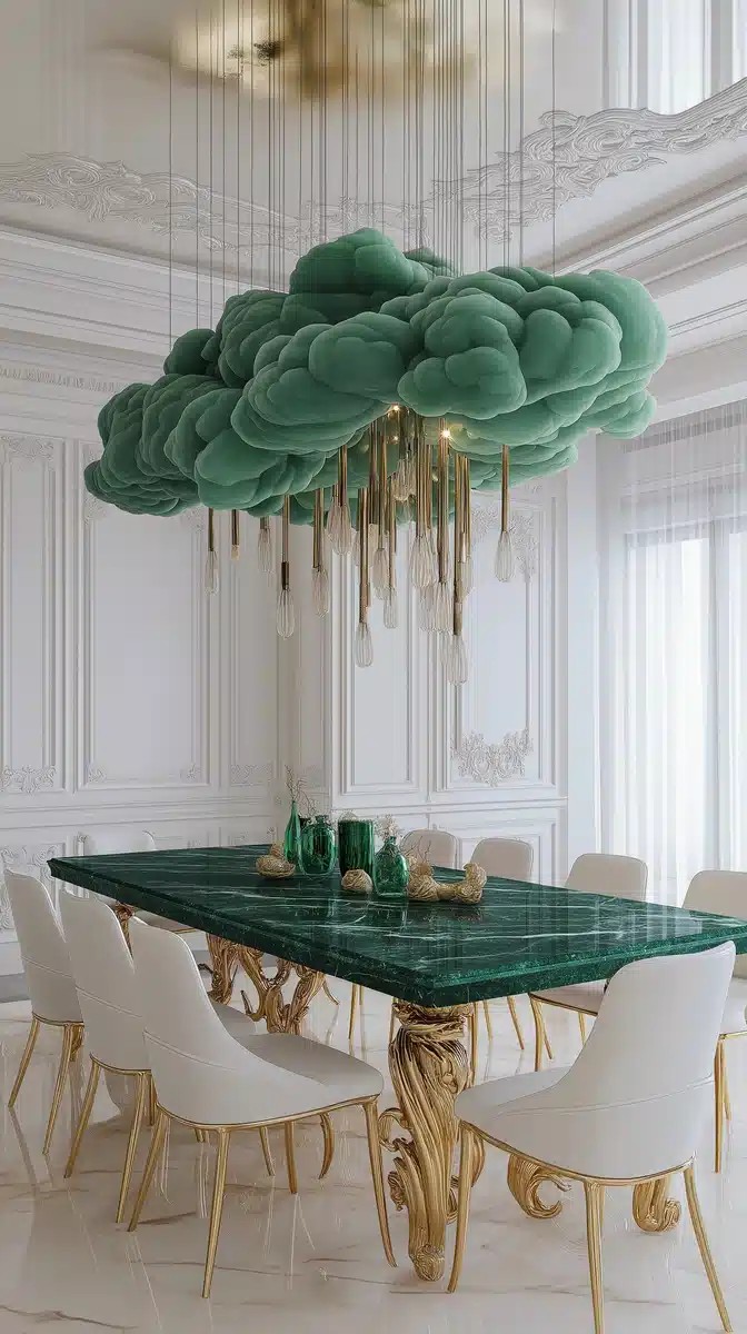 Neoclassical Dining Room Surrealism