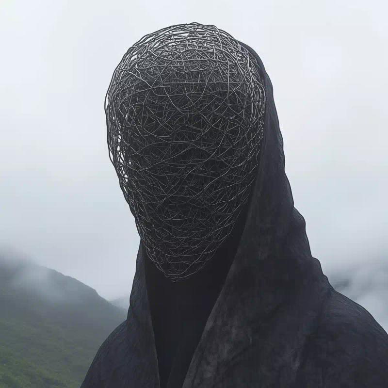Mysterious Figure in Fog